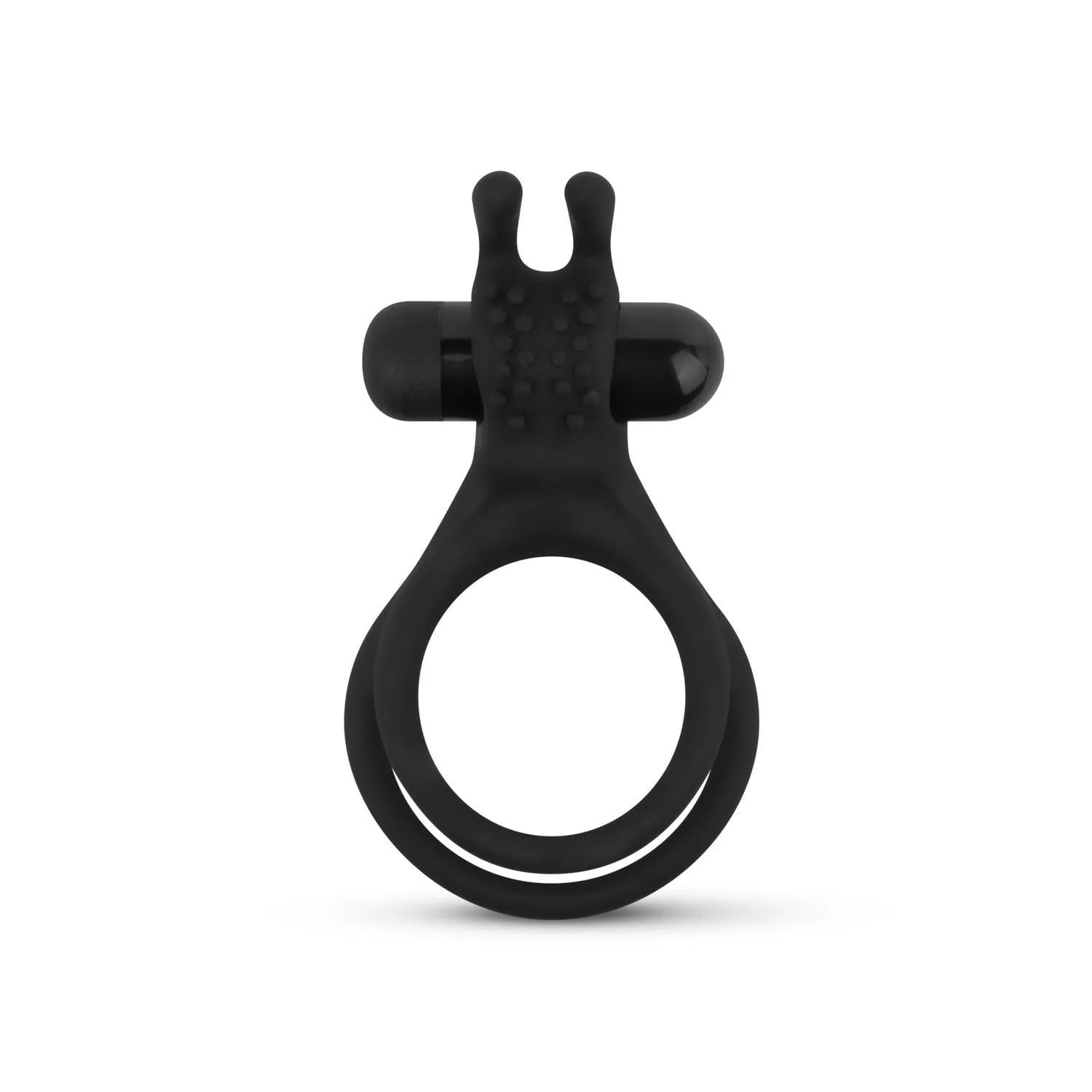 Share Ring - Double Vibrating Cock Ring with Rabbit Ears - PlayBlue