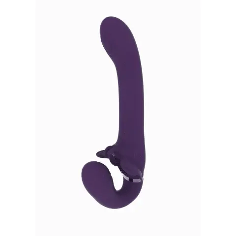 Vive - Satu - Pulse-Wave & Vibrating Strapless Strapon - PlayBlue