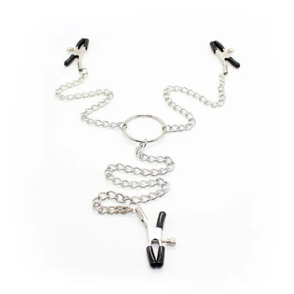 OHMAMA - Nipple & Clit Adjustable Clamps - PlayBlue