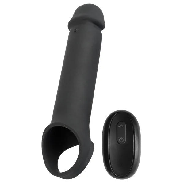 Rebel - Remote Controlled Silicone Penis Extension - PlayBlue