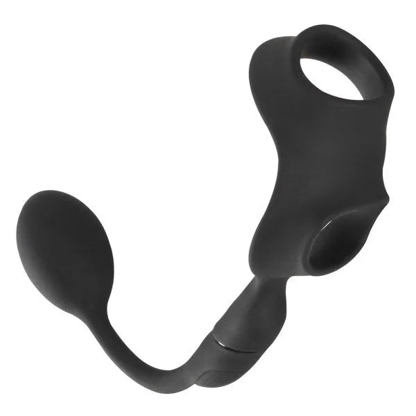 Rebel - Remote Control Cock Ring & Plug - PlayBlue