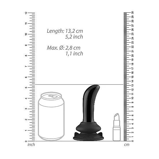 Prickly - Glass Vibrator - With Suction Cup and Remote - Rechargeable - PlayBlue