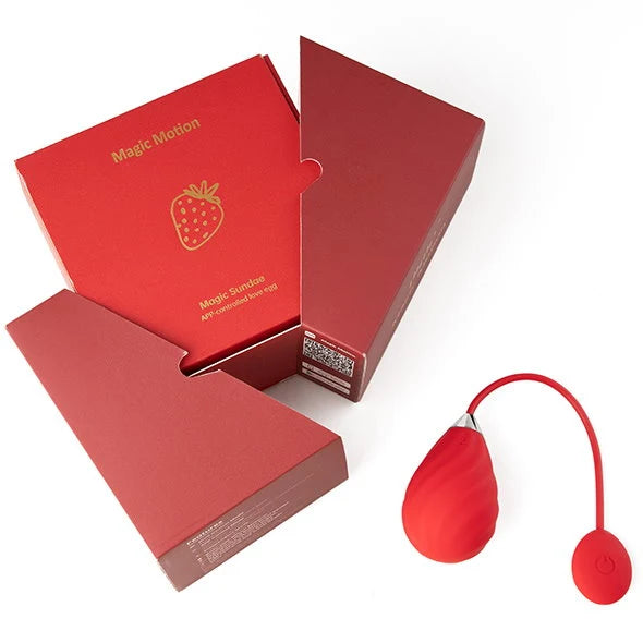 Magic Motion - Magic Sundae APP Controlled Silicone Vibrating Egg - PlayBlue