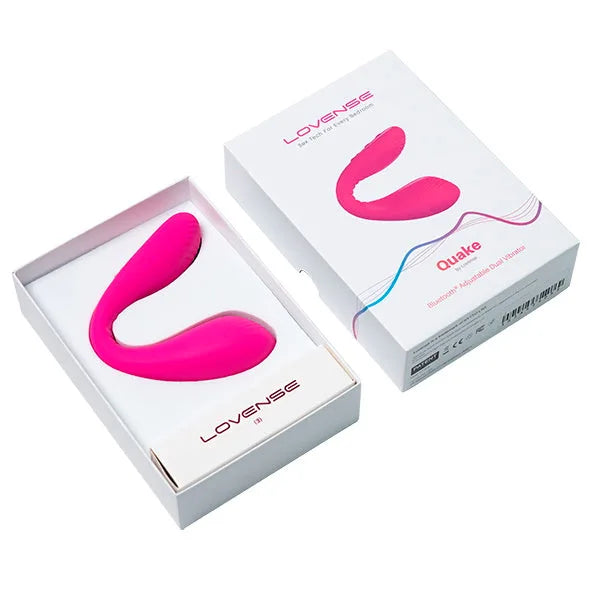 Lovense - Dolce Quake App Controlled Dual Vibrator - PlayBlue