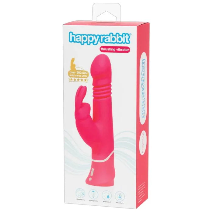 Happy Rabbit - Thrusting Realistic Rechargeable Rabbit - PlayBlue
