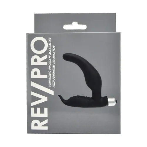 Rev-Pro Vibrating Prostate Massager with Perineum Stimulator - PlayBlue