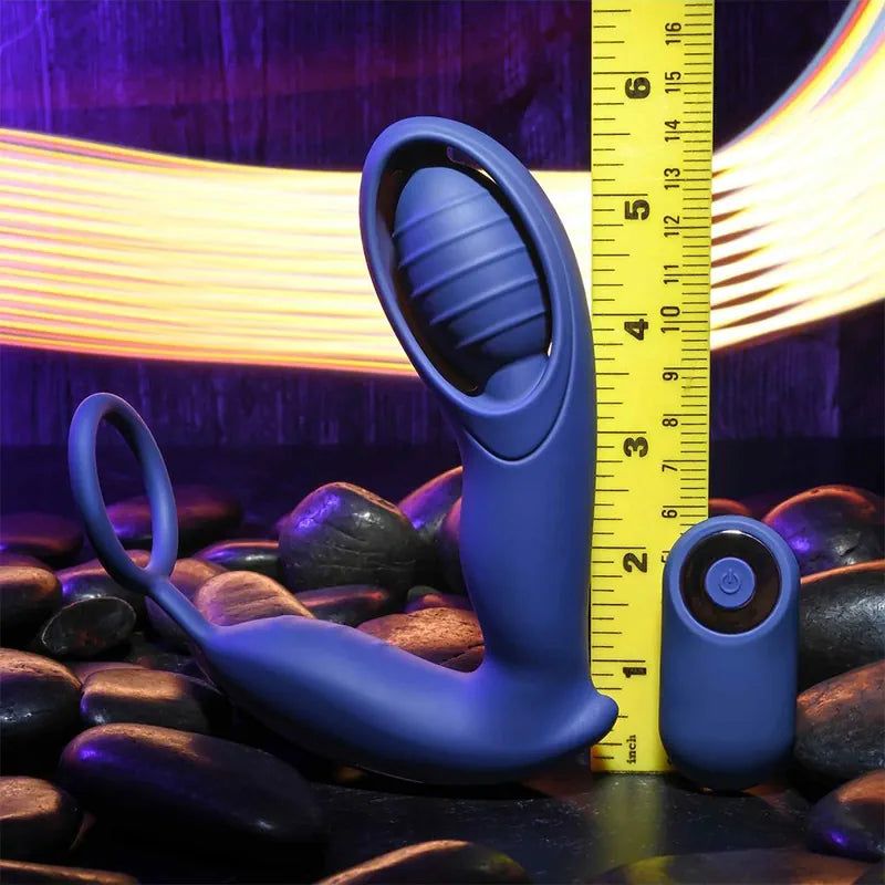 Zero Tolerance - Extra Mile Prostate Play C-Ring - PlayBlue