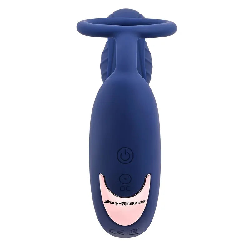 Zero Tolerance - Extra Mile Prostate Play C-Ring - PlayBlue