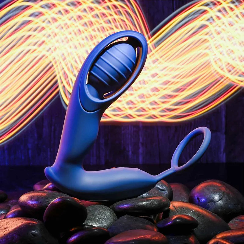 Zero Tolerance - Extra Mile Prostate Play C-Ring - PlayBlue