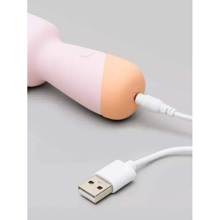 VUSH - Peachy Mini Wand Massager - PlayBlue