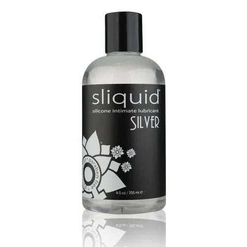 Sliquid Naturals Silver Silicone Lubricant - 255ml - PlayBlue