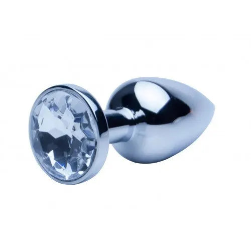 Precious Metals Silver Anal Plug - Large - PlayBlue