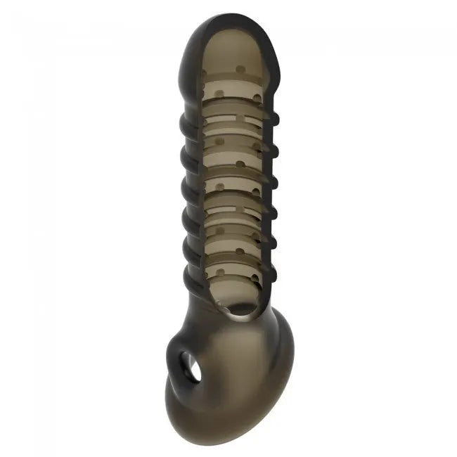 Emperor Ribbed Penis Sleeve - PlayBlue