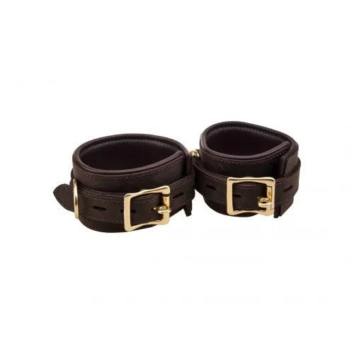 BOUND Nubuck Leather Wrist Restraints - PlayBlue