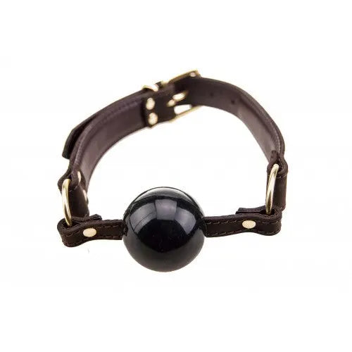 BOUND Nubuck Leather Solid Ball Gag - PlayBlue