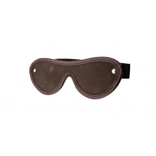 BOUND Nubuck Leather Blindfold - PlayBlue