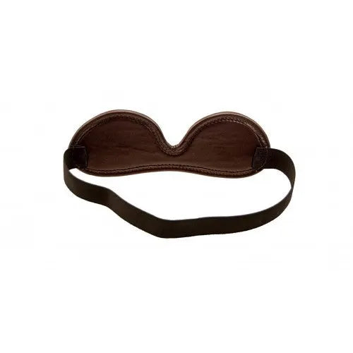 BOUND Nubuck Leather Blindfold - PlayBlue