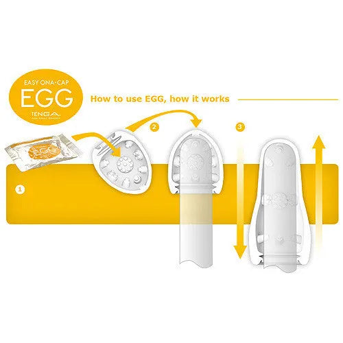 TENGA Cloudy Hard Boiled Egg - PlayBlue