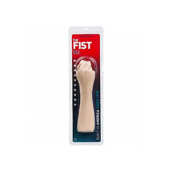 13.5 Very Realistic Fist & Forearm Shaped Dildo - Flesh - PlayBlue