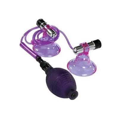 Hi-Beam Vibrating Nipple Pumps, Multi-Speed - Pink (Batts Inc) - PlayBlue