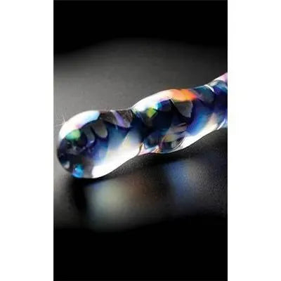 Icicles No 8 - Blue Spiral Wave Dildo - PlayBlue
