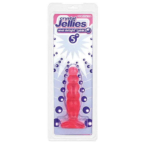 Doc Johnson Crystal Jelly Anal Delight - PlayBlue