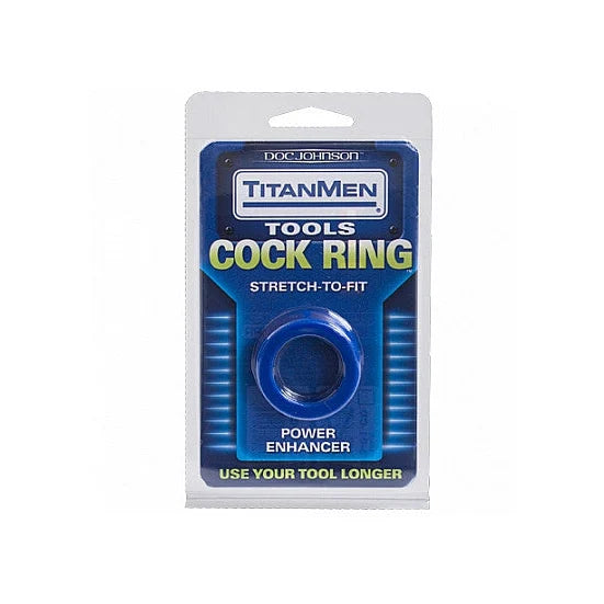 Titanmen Cock Ring - PlayBlue