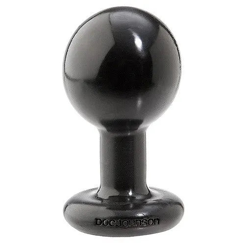 Doc Johnson Round Butt Plug - Small - PlayBlue