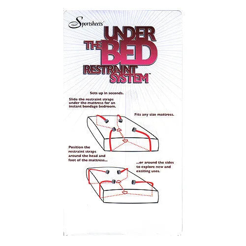 Sportsheets Under the Bed Restraints - PlayBlue