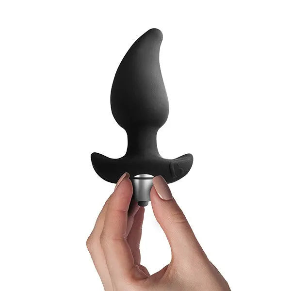 Rocks Off Butt Quiver 7 Speed Vibrating Butt Plug - PlayBlue