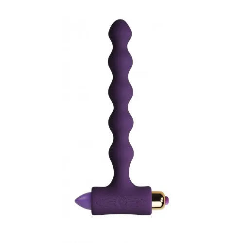Rocks Off Pearls Petite Sensations Anal Vibrating Beads - Black - PlayBlue