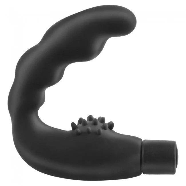Vibrating Reach Around Anal Prostate Vibrator - PlayBlue