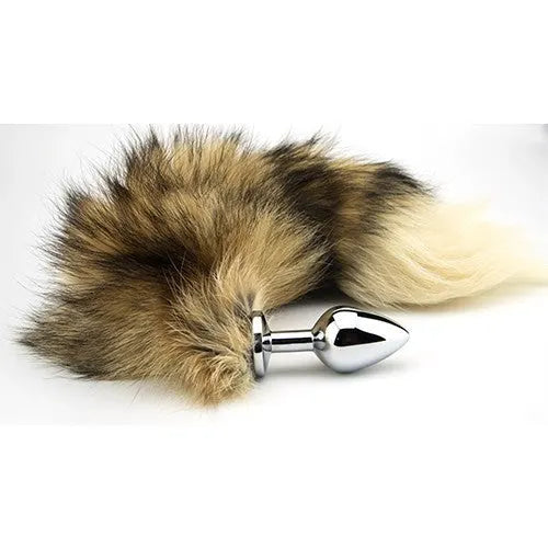 Furry Fantasy Red Fox Tail Medium Butt Plug - PlayBlue