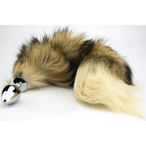 Furry Fantasy Red Fox Tail Medium Butt Plug - PlayBlue