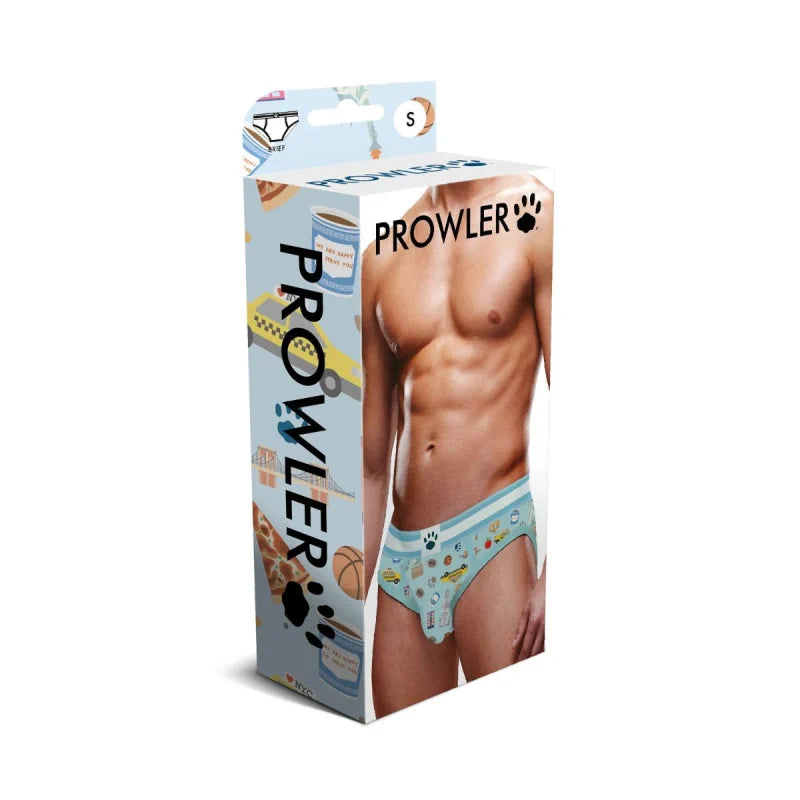 Prowler NYC Brief Blue White - XX-Large - 36-38 - PlayBlue