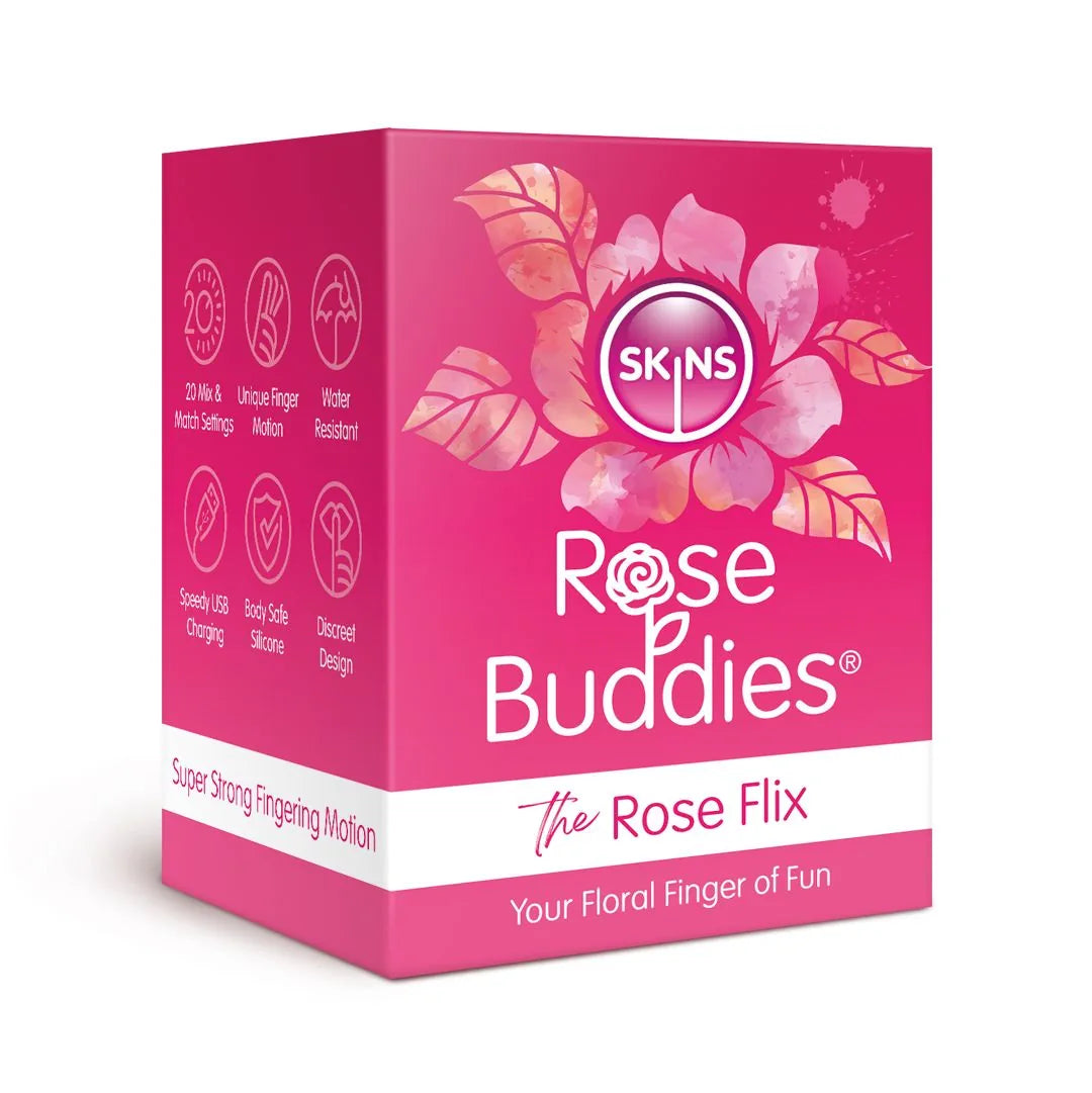 Skins Rose Buddies - Rose Flix - Silicone Oral Play - PlayBlue