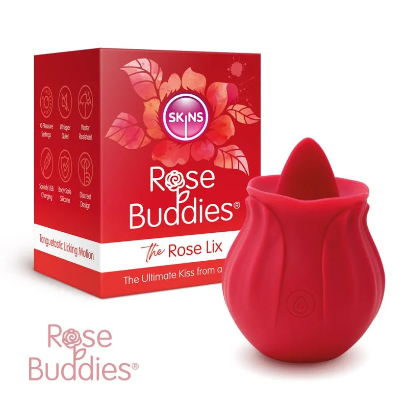 Skins Rose Buddies - Rose Lix - Silicone Super Tongue - PlayBlue