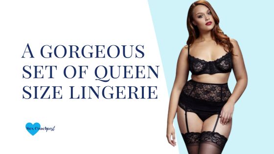 A gorgeous set of queen size lingerie