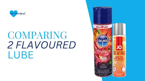 Comparing 2 flavoured water based lubes