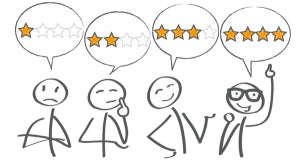 We Let our Customers Shout About Us