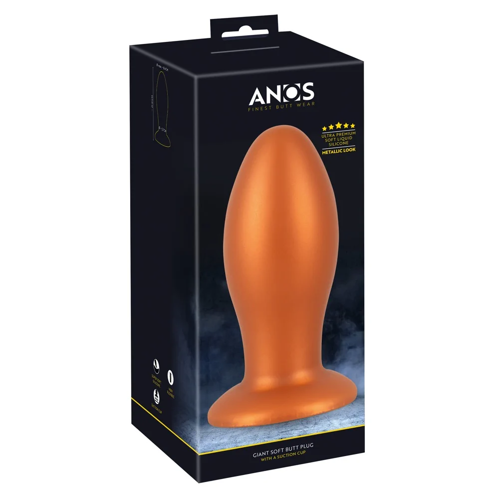 Soft XXL Butt Plug with Suction Cup - PlayBlue