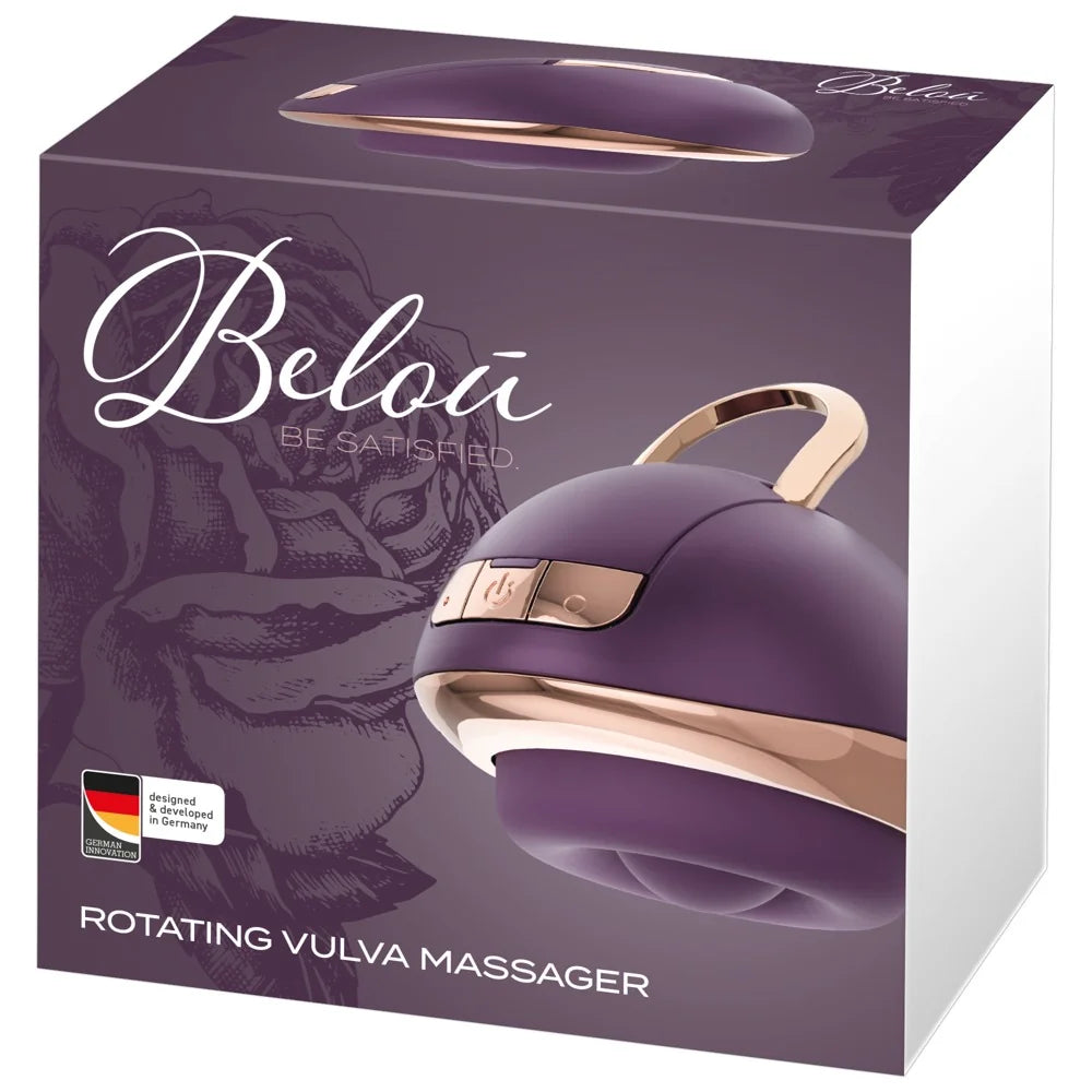 Belou - Rotating Vulva Massager - PlayBlue