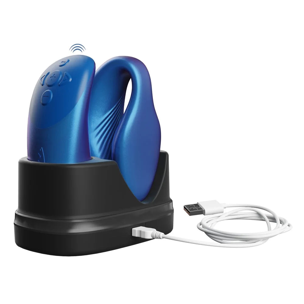 We-Vibe - Chorus Galaxy App and Remote Controlled Rechargeable Couples Vibrator - PlayBlue