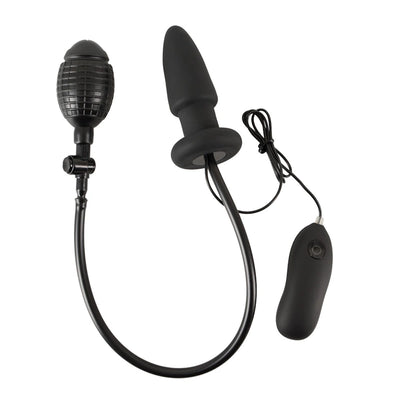 Inflatable Vibrating Butt Plug - PlayBlue