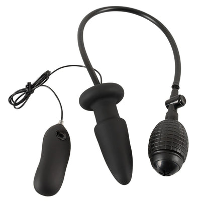 Inflatable Vibrating Butt Plug - PlayBlue