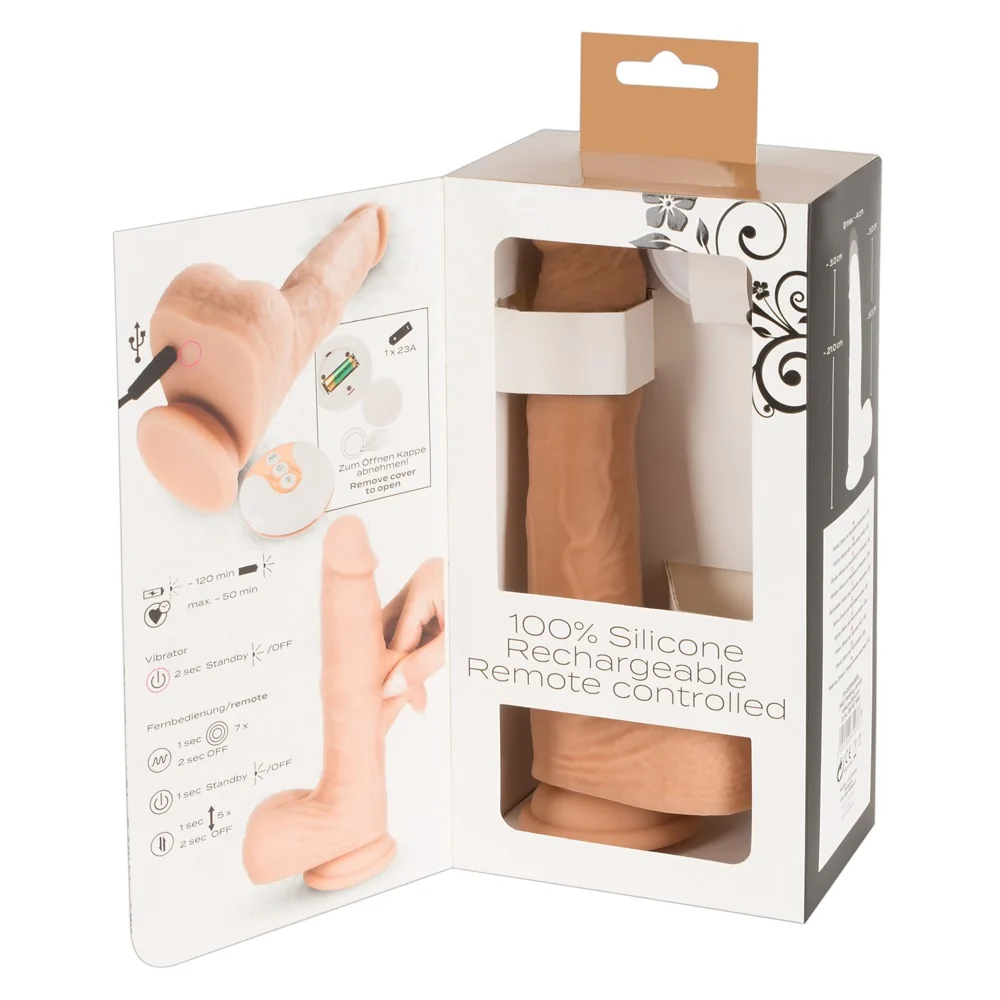 You2Toys - Natural Premium Thrusting Vibe - PlayBlue