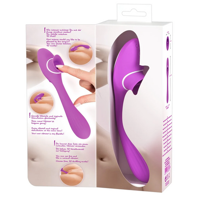 Rabbit with Dual Function Bendable Vibe - PlayBlue