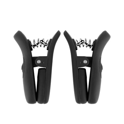 Bedroom Fantasy - Rechargeable Vibrating Nipple Clamps - PlayBlue