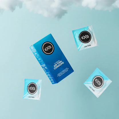 EXS Air Thin - Condoms - 12 Pieces - PlayBlue