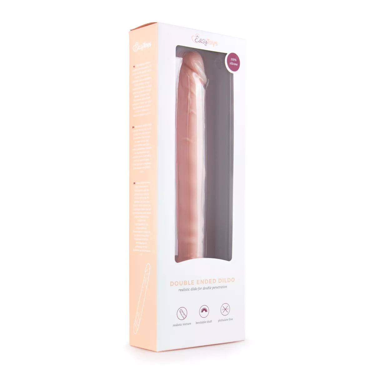 Silicone double end dildo - PlayBlue